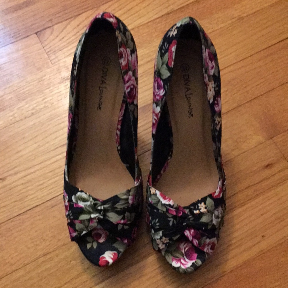 Floral Heels